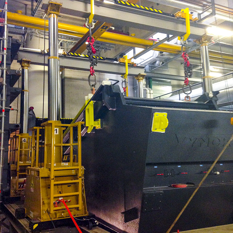 Portique hydraulique de levage